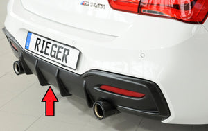 RIEGER PERFORMANCE DIFFUSER - MATTE / GLOSS BLACK / CARBON LOOK - ALL TYPES - FOR F2X 1 SERIE