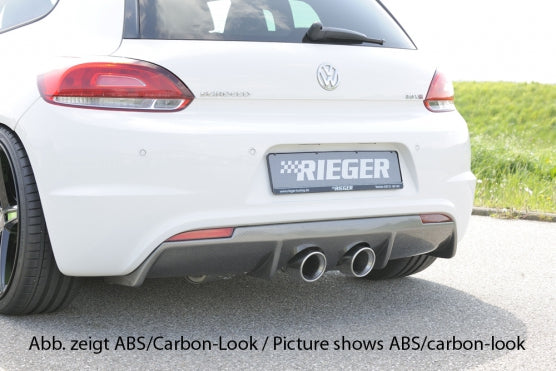 RIEGER - SCIROCCO PERFORMANCE DIFFUSER TWIN MID EXHAUST - 'R LINE'