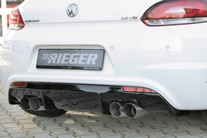 RIEGER - SCIROCCO PERFORMANCE DIFFUSER QUAD EXHAUST R LOOK - 'FOR R LINE'