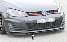 Load image into Gallery viewer, RIEGER PERFORMANCE FRONT SPLITTER - VW GOLF 7 GTI / GTD
