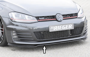 RIEGER PERFORMANCE FRONT SPLITTER - VW GOLF 7 GTI / GTD