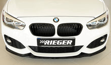 Load image into Gallery viewer, RIEGER FRONT LIP - BMW F20 F21 F2X 1 SERIES - 2015-2019 - FACELIFT - CARBON / MATTE BLACK / GLOSS BLACK
