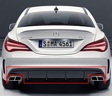 Load image into Gallery viewer, ICON - CLA 45 AMG DIFFUSER WITH EXHAUST TIPS FOR C117 CLA WITH AMG PACK
