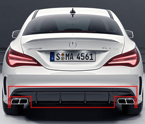 ICON - CLA 45 AMG DIFFUSER WITH EXHAUST TIPS FOR C117 CLA WITH AMG PACK