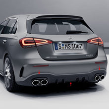 Load image into Gallery viewer, ICON - A45S LOOK DIFFUSER + EXHAUST TIPS - FOR W177 A CLASS HATCH / BERLINE WITH AMG PACK FITTED
