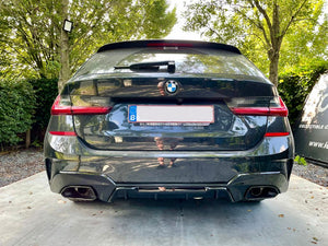 ICON PERFORMANCE EXHAUST - DIFFUSER & TIPS M340i LOOK FOR G20 - G21 M NON-340i ! + EXHAUST