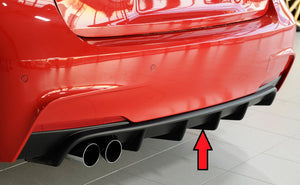 RIEGER PERFORMANCE DIFFUSER - MATTE / GLOSS BLACK / CARBON LOOK - FOR F3X 3 SERIES TOURING & SEDAN