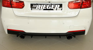 RIEGER PERFORMANCE DIFFUSER - MATTE / GLOSS BLACK / CARBON LOOK - FOR F3X 3 SERIES TOURING & SEDAN