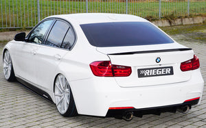 RIEGER PERFORMANCE DIFFUSER - MATTE / GLOSS BLACK / CARBON LOOK - FOR F3X 3 SERIES TOURING & SEDAN