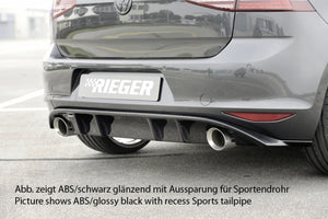 RIEGER PERFORMANCE DIFFUSER - VW GOLF 7 GTI / GTD / GTE / R LINE