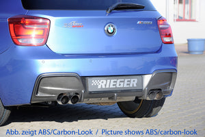 RIEGER PERFORMANCE DIFFUSER - MATTE / GLOSS BLACK / CARBON LOOK - ALL TYPES - FOR F2X 1 SERIE