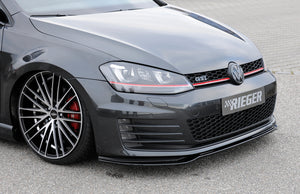 RIEGER PERFORMANCE FRONT SPLITTER - VW GOLF 7 GTI / GTD