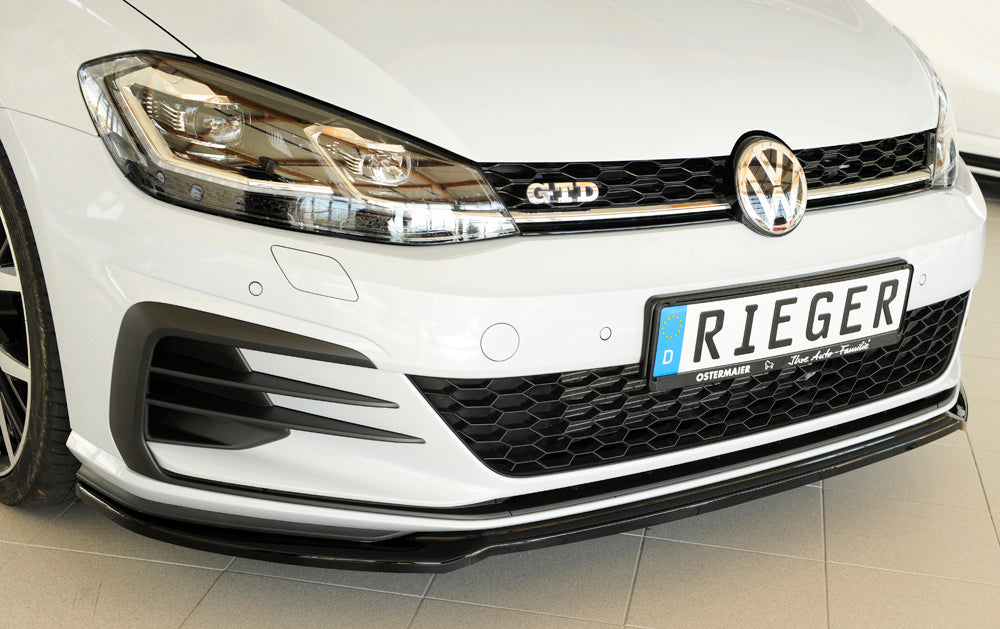 RIEGER PERFORMANCE FRONT SPLITTER - VW GOLF 7.5 GTI / GTD