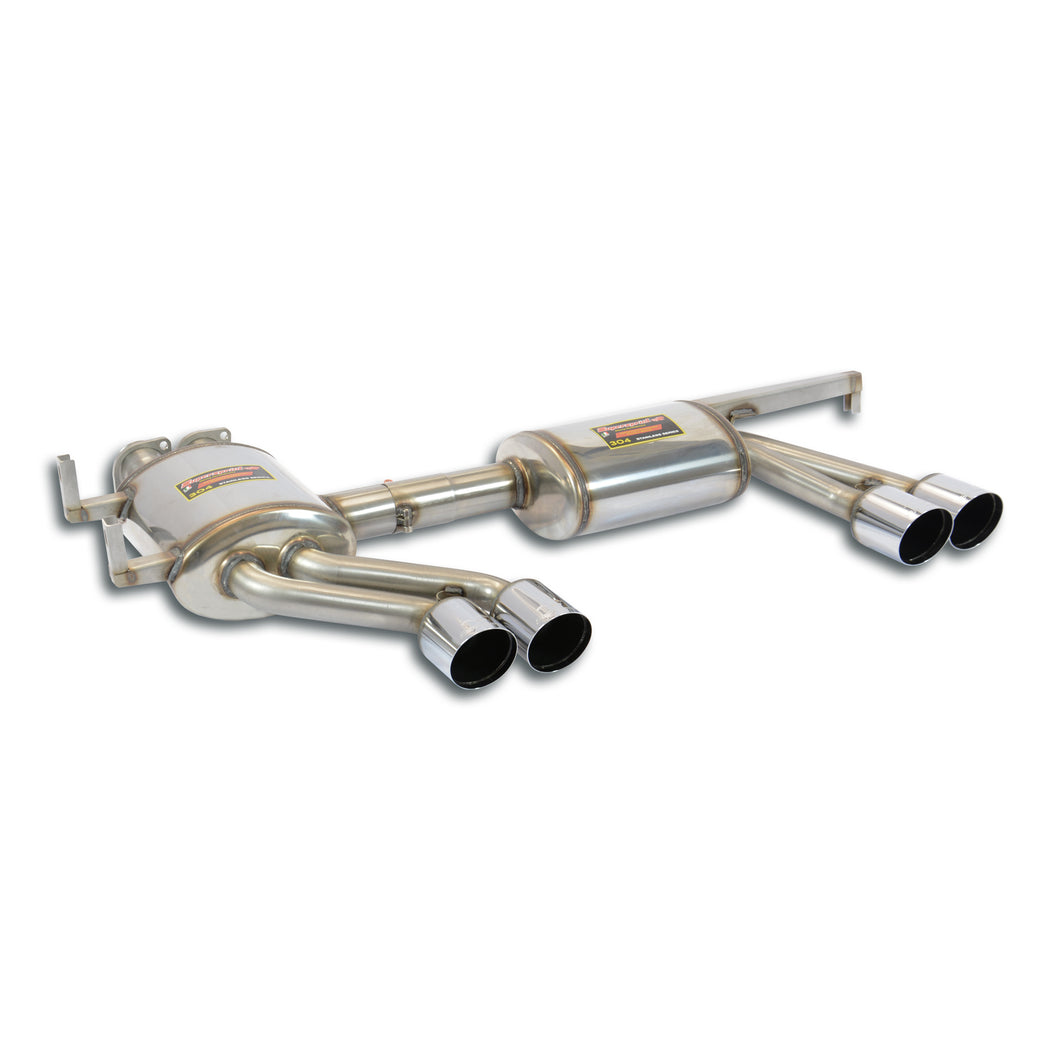 SUPERSPRINT RACING REAR MUFFLER -13KG - BMW E46 M3 - HIGH FLOW AXLE BACK EXHAUST