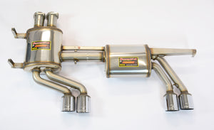 SUPERSPRINT RACING REAR MUFFLER -13KG - BMW E46 M3 - HIGH FLOW AXLE BACK EXHAUST