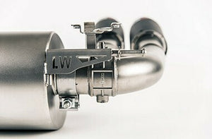 LIGHTWEIGHT PERFORMANCE - BMW F87 M2 RVS LW REAR SILENCER - VALVED CONTROL