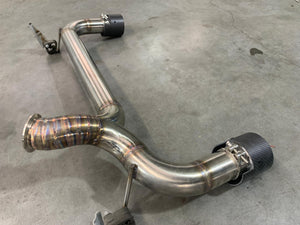 ICON EXHAUST - REAR MUFFLER DELETE DOUBLE EXHAUST L + R