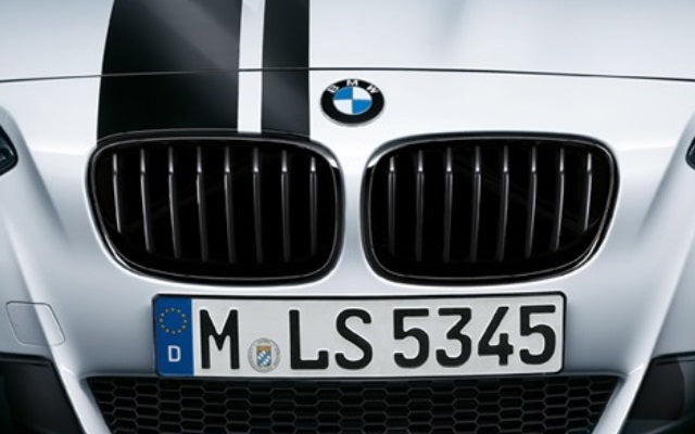 Gloss Black Kidney Grilles for BMW 1 Series (2015-2019 LCI, F20