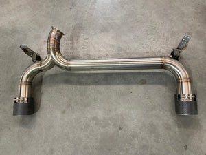 ICON EXHAUST - REAR MUFFLER DELETE DOUBLE EXHAUST L + R