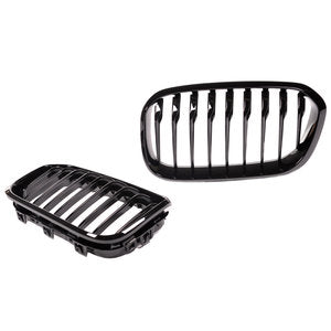 ICON HIGH-GLOSS BLACK KIDNEY GRILL SET - BMW F20 F21 1 SERIES & LCI FACELIFT