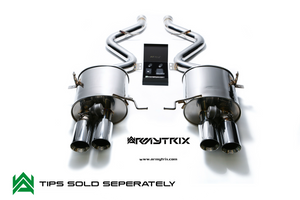 ARMYTRIX AXLE-BACK EXHAUST - BMW E9X M3 - WITH VALVETRONIC & REMOTE