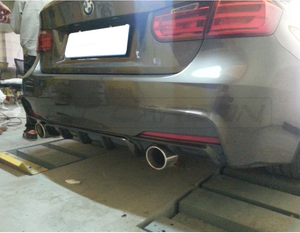 BMW F30 3 SERIES - ICON CARBON FIBRE DIFFUSER - DUAL EXHAUST