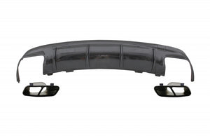 ICON - CLA 45 AMG DIFFUSER WITH EXHAUST TIPS FOR C117 CLA WITH AMG PACK