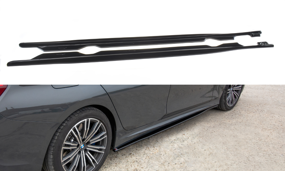 MAXTON - SIDE SKIRT DIFFUSERS - BMW G20 3 SERIES w M PACK PREFACELIFT –  ICON - AUTOMOTIVE