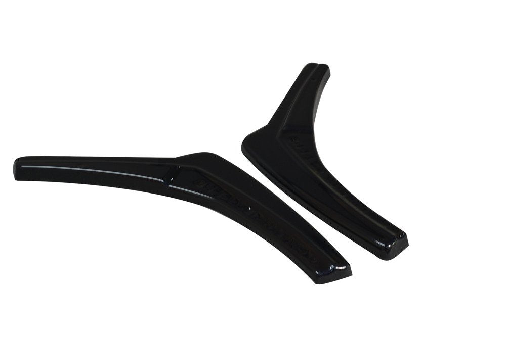 MAXTON - REAR SIDE SPLITTERS V2 - GLOSS BLACK - BMW F2X 1 SERIES - M PACK